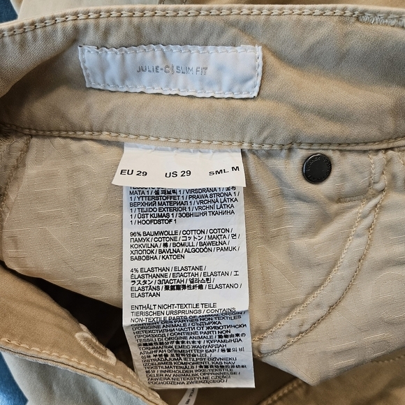 Bogner Julie-C Tan Slim Fit Jeans Size 29 - Picture 8 of 8